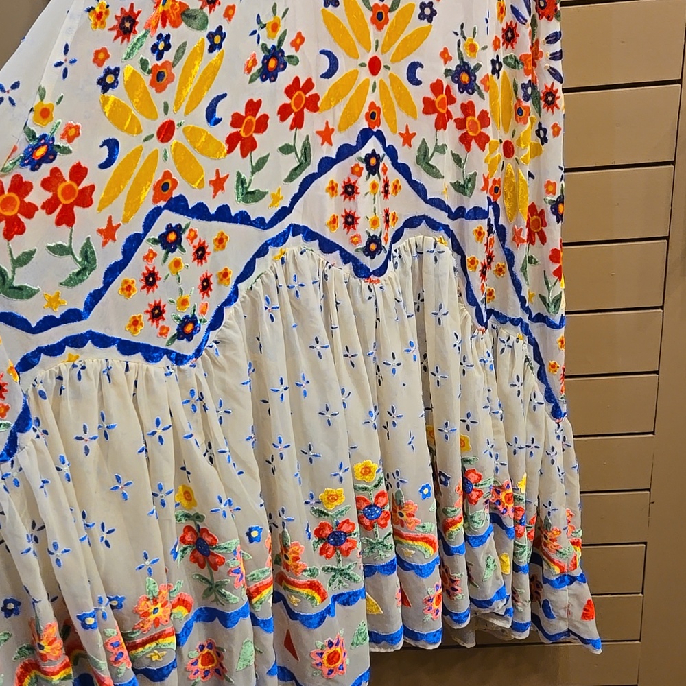 FREE PEOPLE Forever Folklore Maxi Dress Size XS - Picture 12 of 12